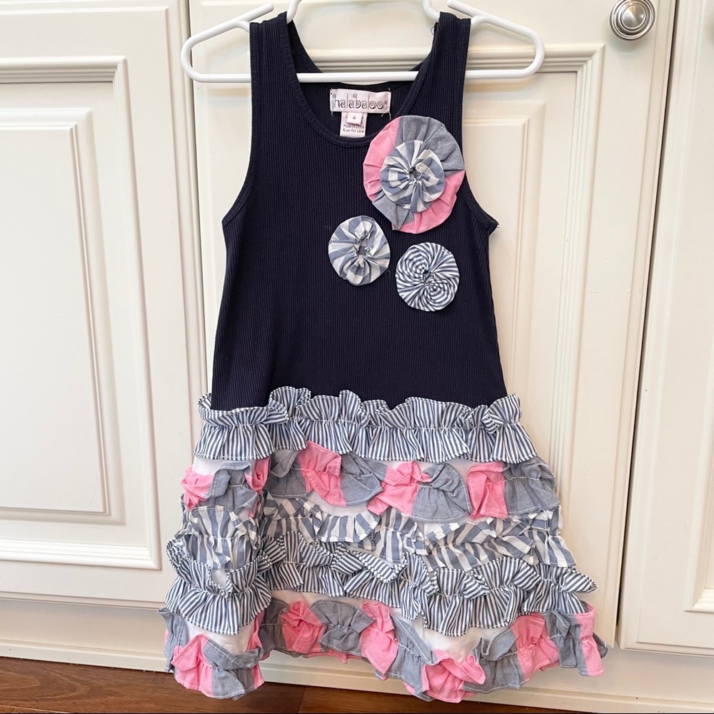 Adorable Girls Halabaloo Tank Top Dress